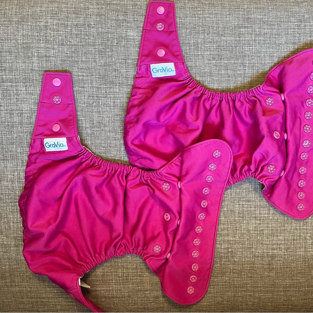 Grovia Cloth Diaper Set of Two (2)